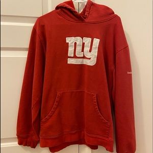 Red New York Giants hoodie